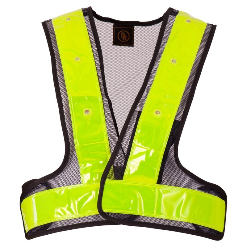 gilet fluo avec led