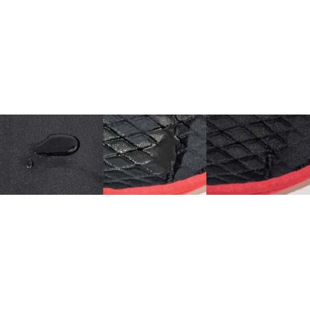 Selle Western Lamicell Sangle Western Lamicell Pool's Airflow - Néoprène Léger - Taille 28 (71 Cm) - Boucle Inox - Noir étriller Néoprène Léger